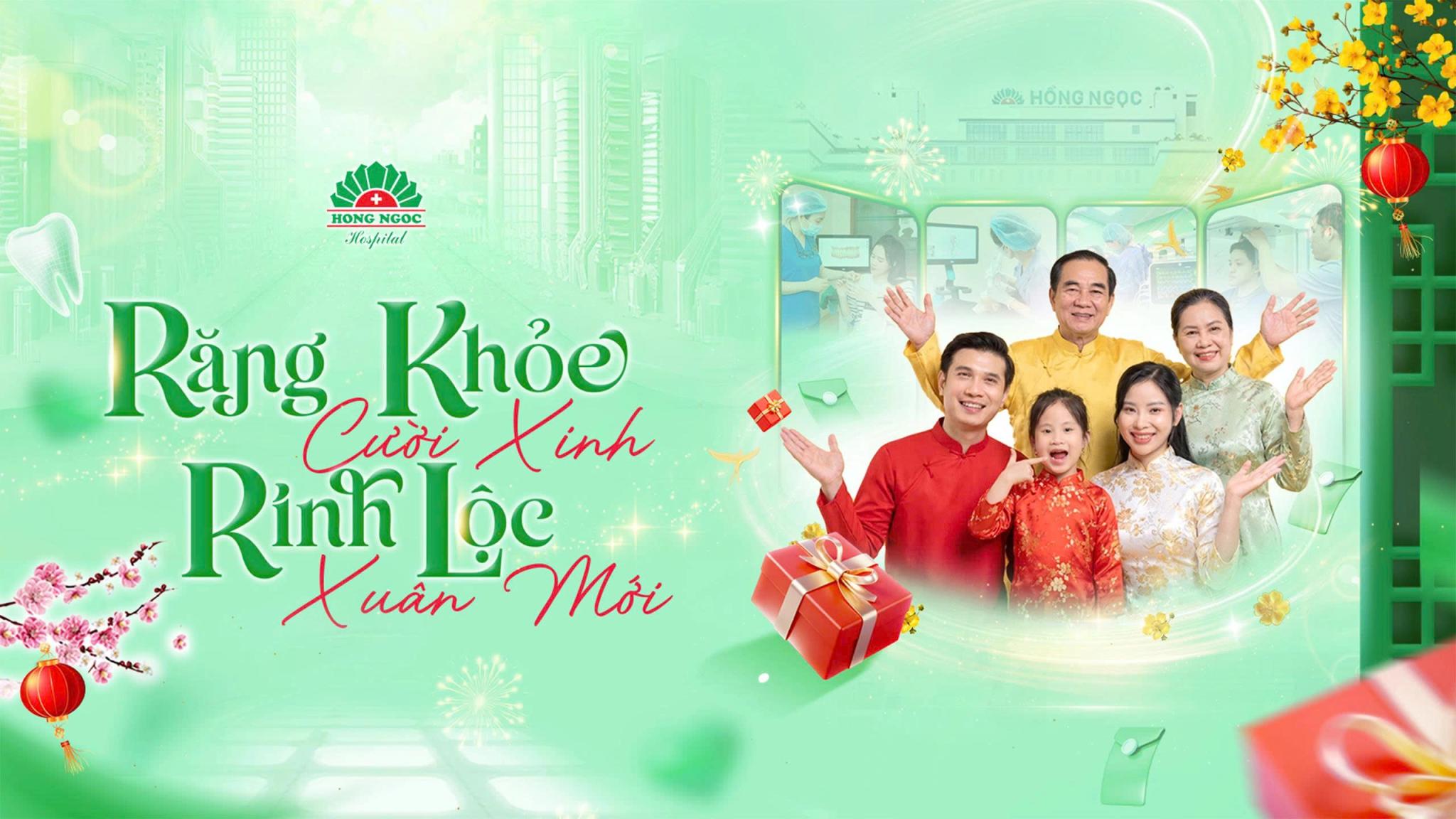 Ưu đãi tháng 2 - Răng khỏe cười xinh, rinh lộc xuân mới